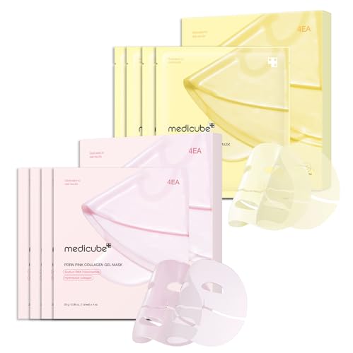 medicube Color-Changing Jelly Mask Duo - PDRN & Kojic Acid Gel - Product Imagery