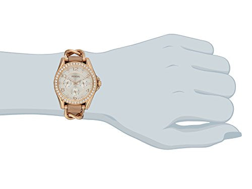 Fossil Women's Watch, Riley Quartz Stainless Steel Multifunction - Product Imagery