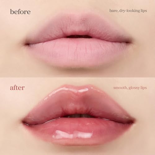 NOONI Korean Lip Oil - Applecranberry - Plumping Tinted Lip Gloss - Product Imagery