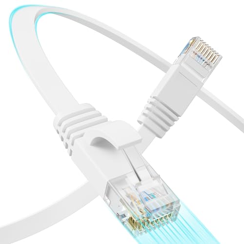 Mnlnbuao Cat 6 Flat Ethernet Cable 100 FT, UTP 10Gbps High-Speed - Mnlnbuao Official Product View 1