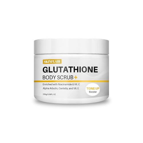 Glutathione Body Scrub with Rosehip Sea Salt Exfoliating - Skinflair Official Imagery - 1