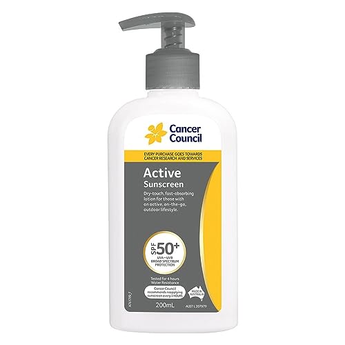 Cancer Council Work SPF 50 Sunscreen Pump Bottle 200 ml - Cancer Council Official Imagery - 1