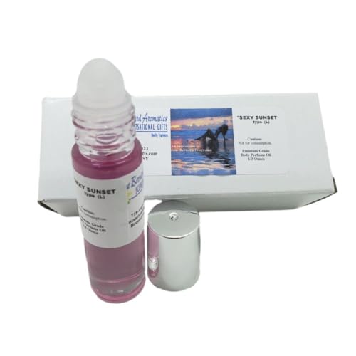 No. 1582 Perfume Body Oil – Inspired by Sexy Sunset Type, 10ml - Product Imagery