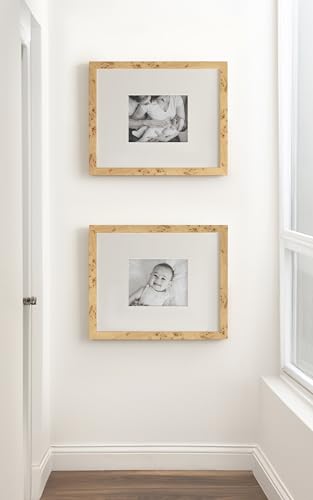 Kate and Laurel Burlock Transitional Faux Burlwood Picture Frame - Product Imagery