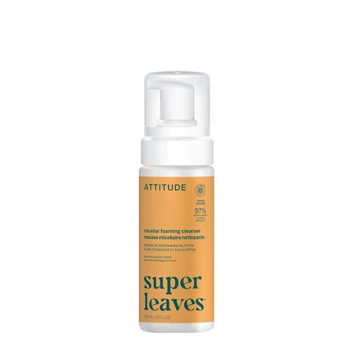 ATTITUDE Micellar Foaming Facial Cleanser, EWG Verified, - Product Imagery
