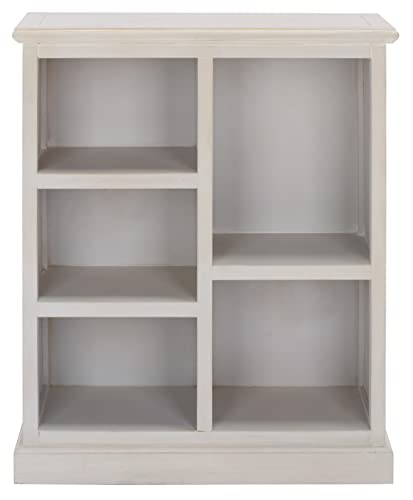 SAFAVIEH Furniture - Maralah 5-Shelf Storage Unit - White Washed - Product Imagery
