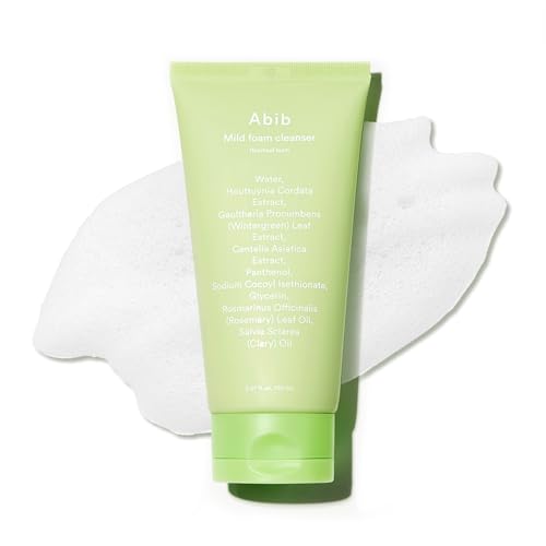 Abib Mild Foam Cleanser Heartleaf Foam 5.07 fl.oz, Low pH Koreran Face Wash for - Abib Official Product View 1