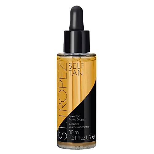 St Tropez Luxe Tan Tonic Glow Drops 5 in 1 Face Self Tanning - St.Tropez Official Imagery - 1