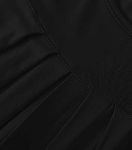 Latuza Women's Summer Pleated Tank Top Capris Pajamas Set - Product Imagery