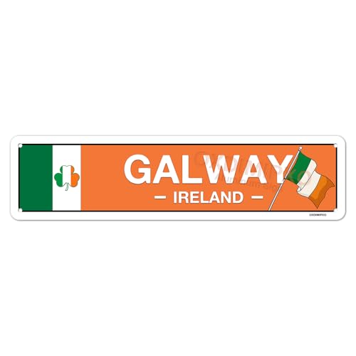 Irish Pub Decor - Galway, Ireland, Flag, Clover, Gifts - Irish - Product Imagery