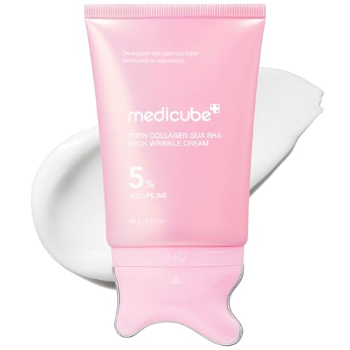 medicube PDRN Collagen Gua Sha Neck Wrinkle Cream - Firming, - Product Imagery