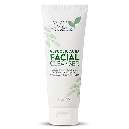Eva Naturals Glycolic Salicylic Acid Cleanser Tea Tree 6 fl - Eva Naturals Official Imagery - 1