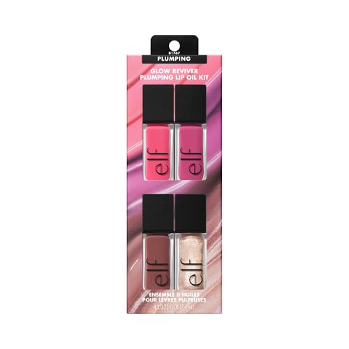 e l f Glow Reviver Plumping Lip Oil Kit - e.l.f. Official Imagery - 1
