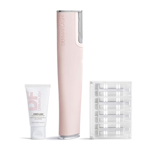 DERMAFLASH LUXE Sonic Dermaplaning Tool for Face Peach Fuzz - Premium Selection Official Imagery - 1