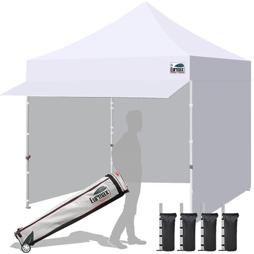Eurmax USA 10x10 Pop Up Canopy,Commercial Tent with Patented - Product Imagery
