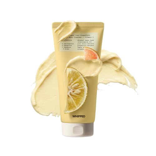 Whipped Korean Skincare Face Wash, Doubles as a Face Mask, Yuzu - Product Imagery