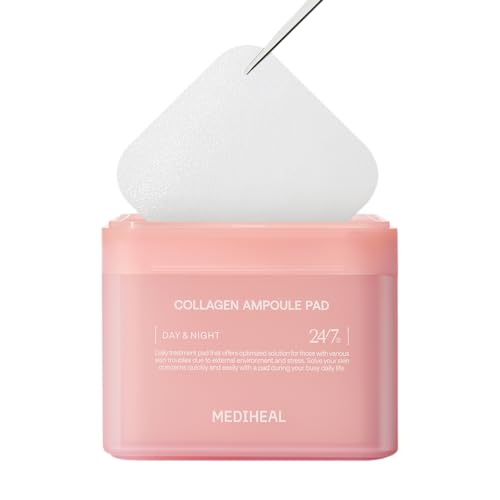 MEDIHEAL Toner Pads - Collagen Ampoule Toner Pad (100 count) - Product Imagery