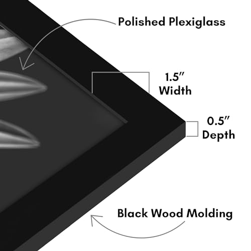 Americanflat 26x39 Poster Frame - Engineered Wood - Black - Product Imagery