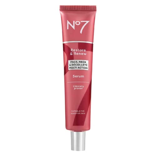 No7 Restore & Renew Sculpting Face & Neck Serum, 2.5 Fl Oz - No7 Official Product View 1