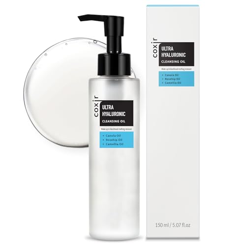 coxir Ultra Hyaluronic Cleansing Oil, Hydrating Makeup Remover, 5.07 fl.oz - coxir Official Product View 1