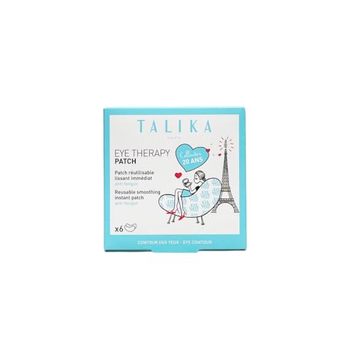 Talika Eye Therapy Patch Refill - Instant Smoothing Eye Patch - Eye Masks for Dark Circles and Puffy Eyes - Reusable Under Eye Patches - Immediate Effect - 6 Pairs of Eye Patches - Talika Official Product View 1