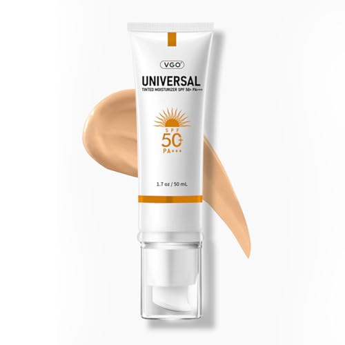 VGO Tinted Sunscreen for Face SPF 50 Hydrating Sun Essence - VGO Official Imagery - 1