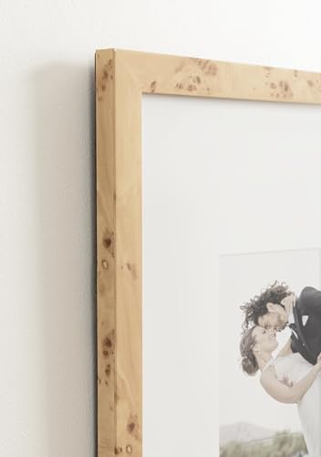 Kate and Laurel Burlock Transitional Faux Burlwood Picture Frame - Product Imagery