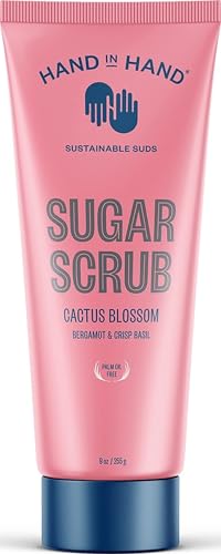Hand in Hand Sugar Scrub, Gentle Exfoliation For All Skin Types, 9 Ounce, - Hand in Hand Official Product View 1