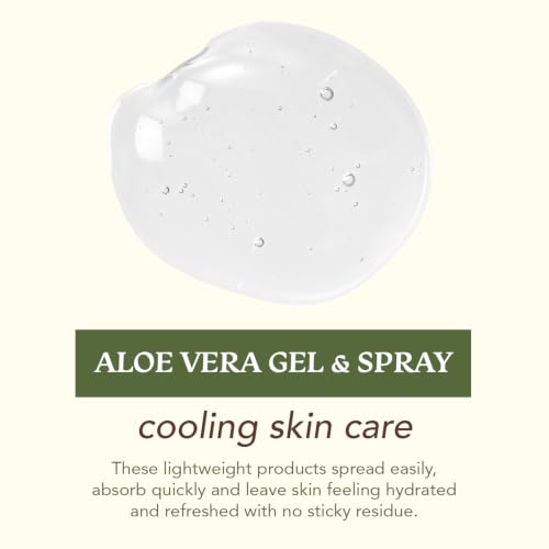 Green Leaf Naturals Aloe Vera Spray, After Sun Care for Face, - Product Imagery