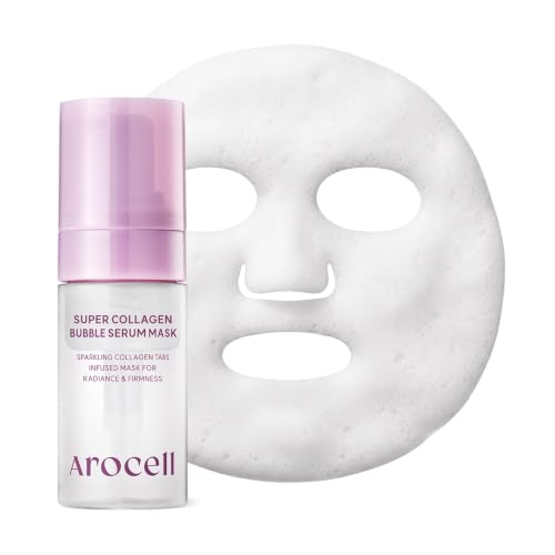 AROCELL Super Collagen Bubble Serum Mask | Effervescent Collagen - Product Imagery