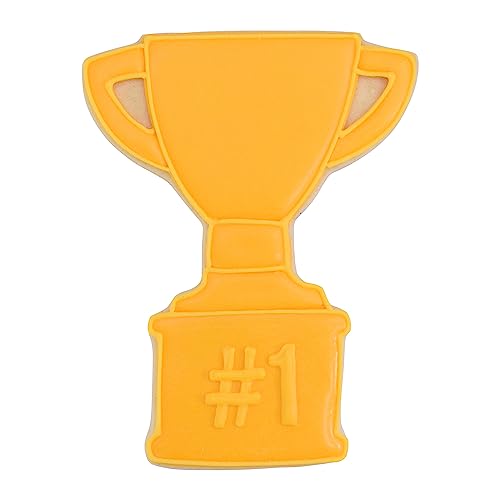 R&M Trophy 4" Cookie Cutter - Award & Celebration Baking Tool - Product Imagery