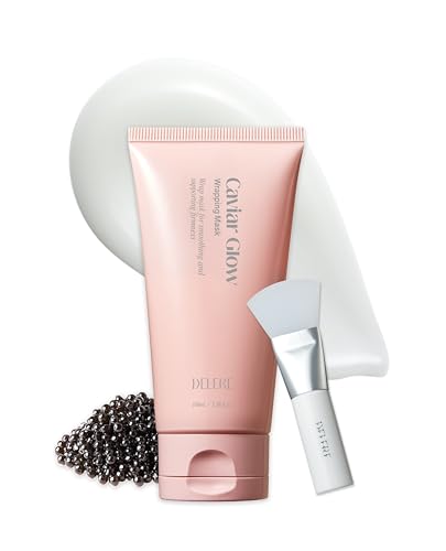Caviar Glow Collagen Wrapping Mask, Korean Peel-Off Mask, Glass - Product Imagery