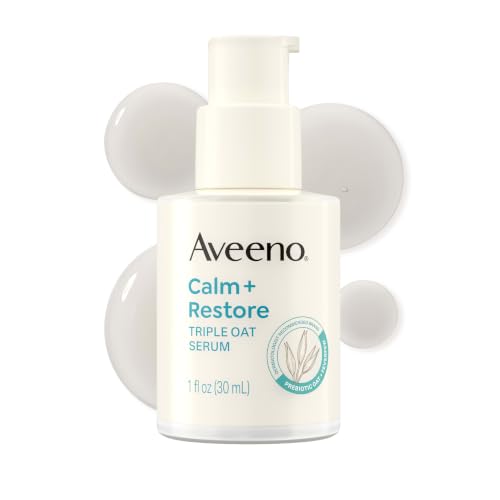 Aveeno Calm + Restore Triple Oat Face Serum, 1 fl. oz - Product Imagery