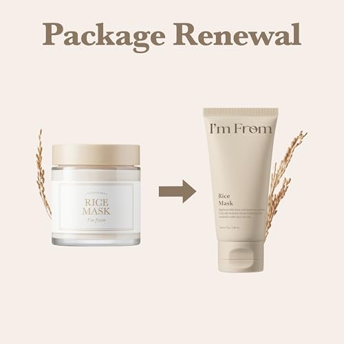 I'm From Rice Mask, Soft Exfoliating Wash-Off Rice Mask, - Product Imagery