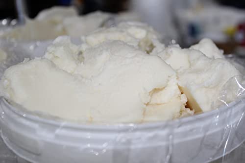 3CAYG 5lb Pail White Refined Shea Butter Deoderized Skin and - Product Imagery