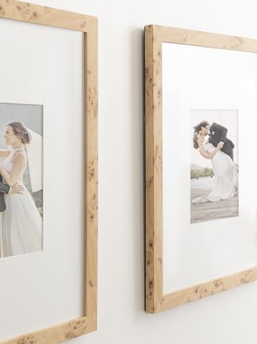 Kate and Laurel Burlock Transitional Faux Burlwood Picture Frame - Product Imagery