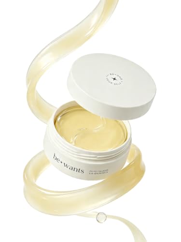 bewants Under Eye Patches for Puffy Eyes, Korean Under Eye Mask with Vegan Collagen and Hyaluronic Acid, Patches for Dark Circles and Cooling, 60 pieces
