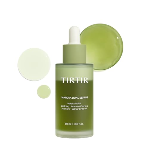 TIRTIR Matcha Dual PDRN Serum | Irritated Red Skin Relief & - Product Imagery