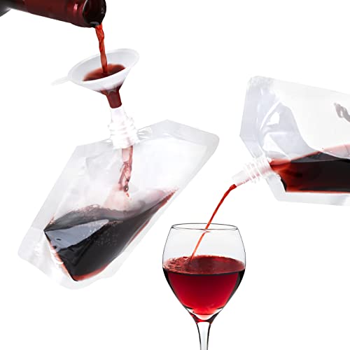 24 Pcs Plastic Flasks, 8 Oz Concealable and Reusable Drink - Product Imagery