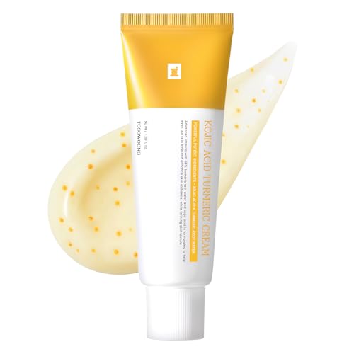 TOSOWOONG Kojic Acid Turmeric Cream for Dark Spots & - Product Imagery