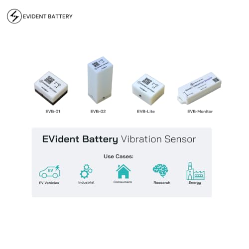 EVB-02 Wi-Fi Vibration & Motion Sensor up to 6.66kHz | 5000mAh - Product Imagery