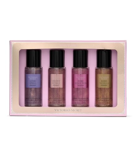 Victoria's Secret Fragrance Mist Collection 4 Piece Shimmer Mini - Product Imagery