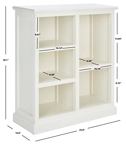 SAFAVIEH Furniture - Maralah 5-Shelf Storage Unit - White - - Product Imagery