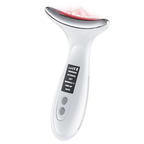 7-Color LED Red Light Therapy for Face & Neck Massager | - Product Imagery