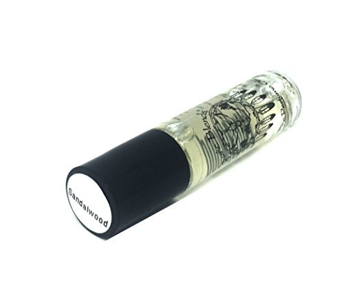 Auric Blends Sandalwood Roll-on Perfume Oil | Alcohol Free, - Product Imagery