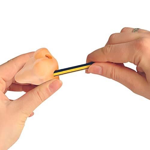 ArtCreativity Nose Pencil Sharpeners for Kids (Pack of 12) Cool - Product Imagery