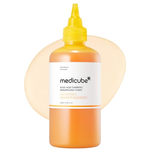 medicube Kojic Acid Turmeric Smoothing Toner for Face & Body - Product Imagery