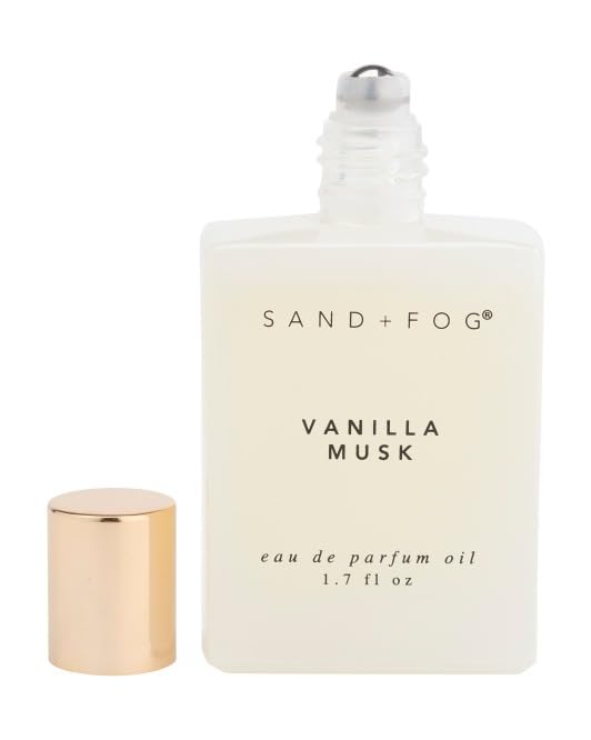 Sand + Fog Vanilla Musk Perfume Eau De Parfum Oil Rollerball - Product Imagery