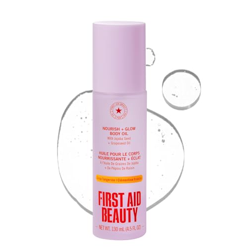 First Aid Beauty Nourish Glow Body Oil Crisp Tangerine Scent - Premium Selection Official Imagery - 1