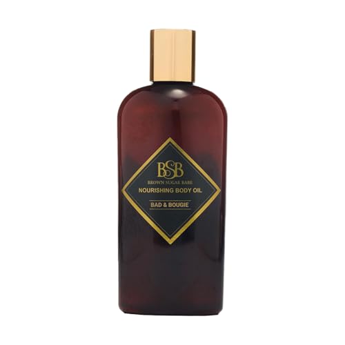 Bad and Bougie Body Oil Grape Seed and Sweet Almond - Brown Sugar Babe Official Imagery - 1